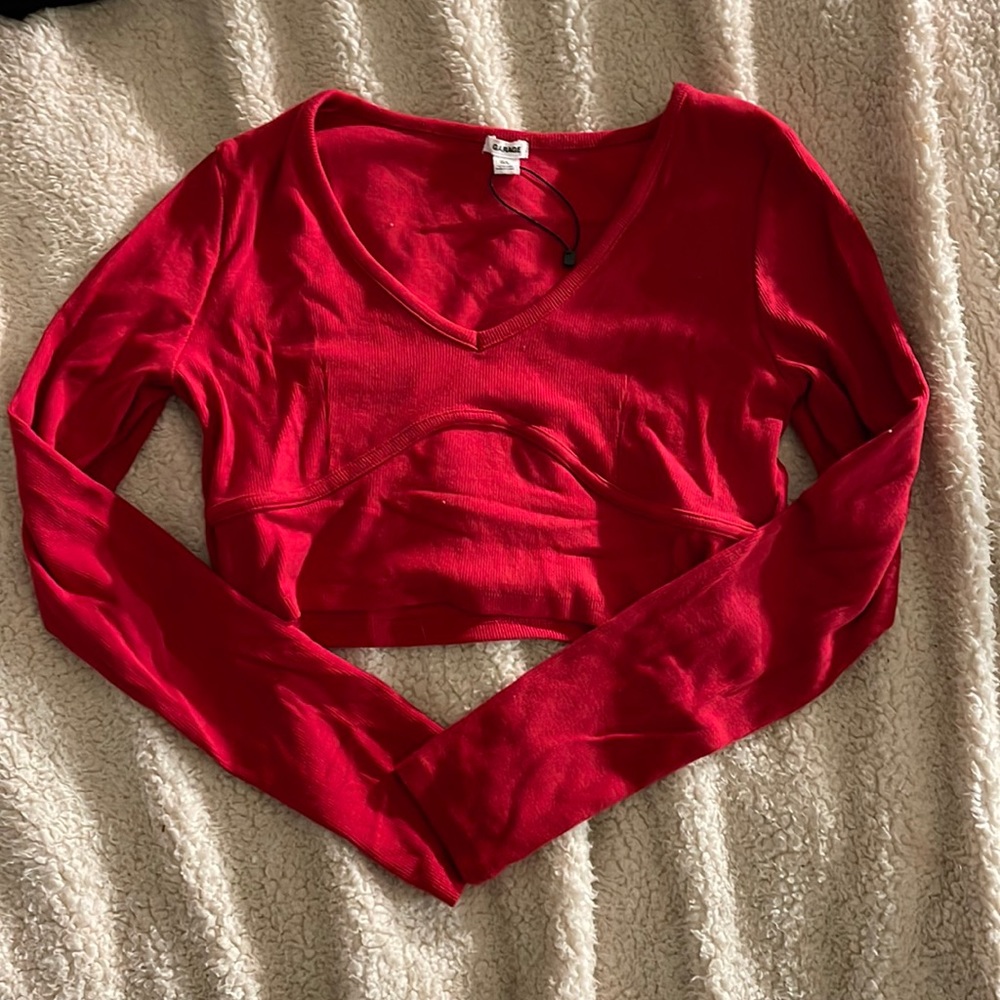 Knit Crop top Red size L